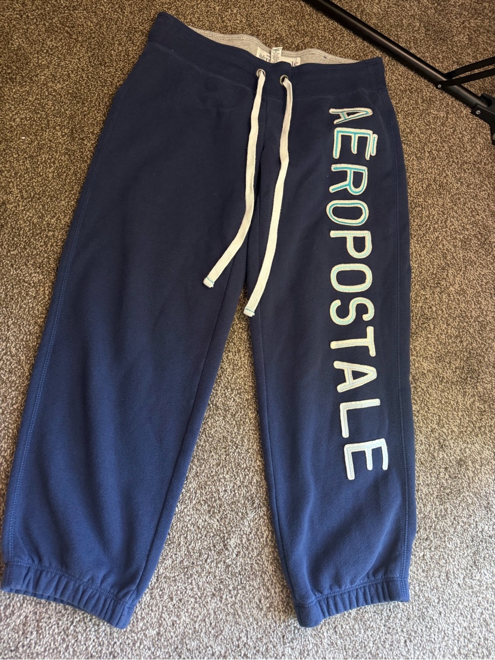 Aeropostale' Navy Logo Sweatpants